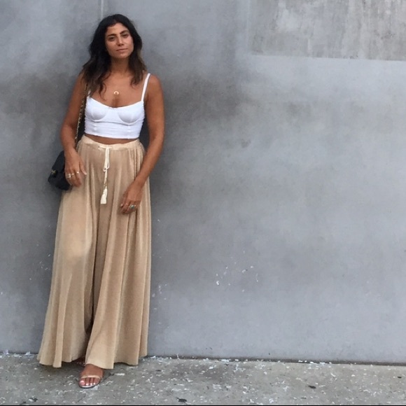 Free People Pants - Free People Wide Pleated Pants Size S